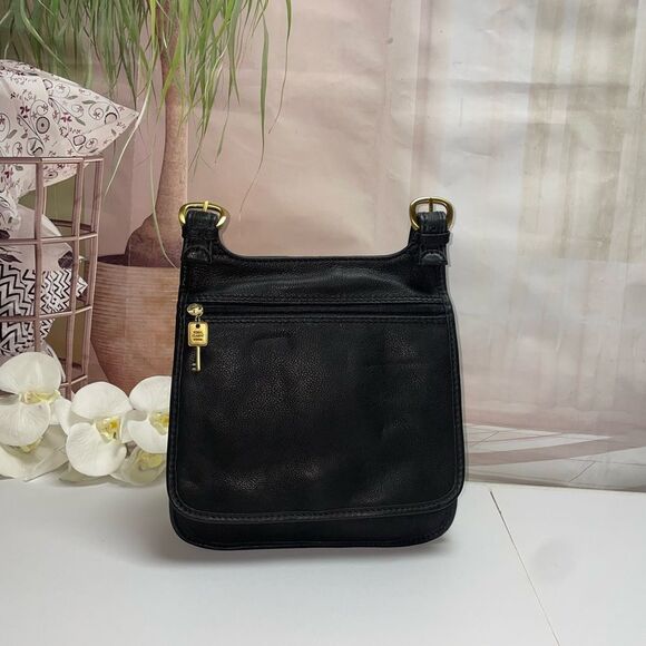 Fossil Black Leather Crossbody Bag - Picture 2 of 11
